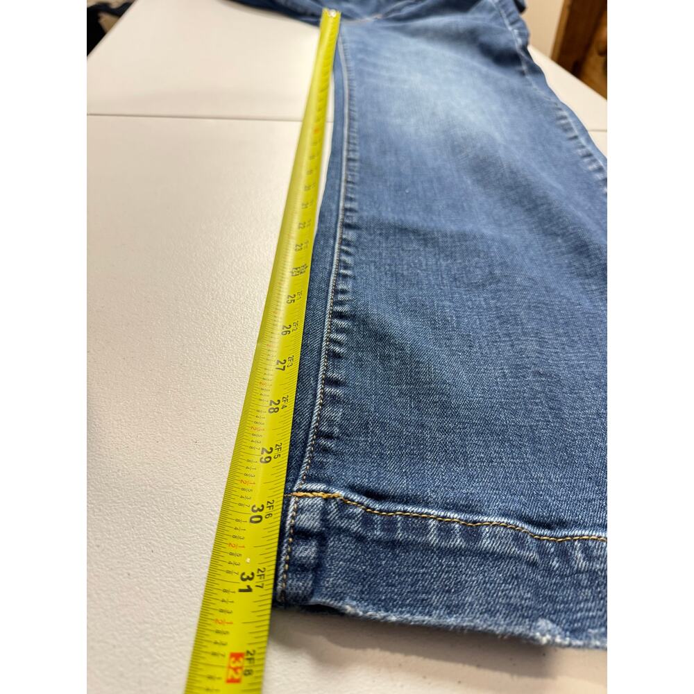 KanCan Wide Leg Cropped Jeans Women's Size 5/26 Medium Wash Denim Casual Chic - Picture 8 of 10
